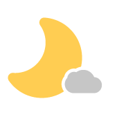 poco nuvoloso poco nuvoloso